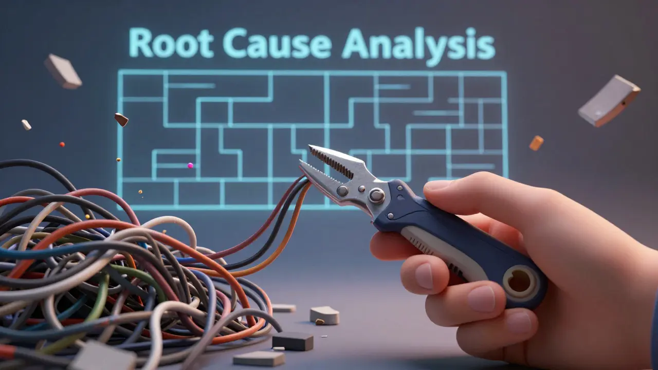 Metaphor for solving memory leaks and tangled code logic
