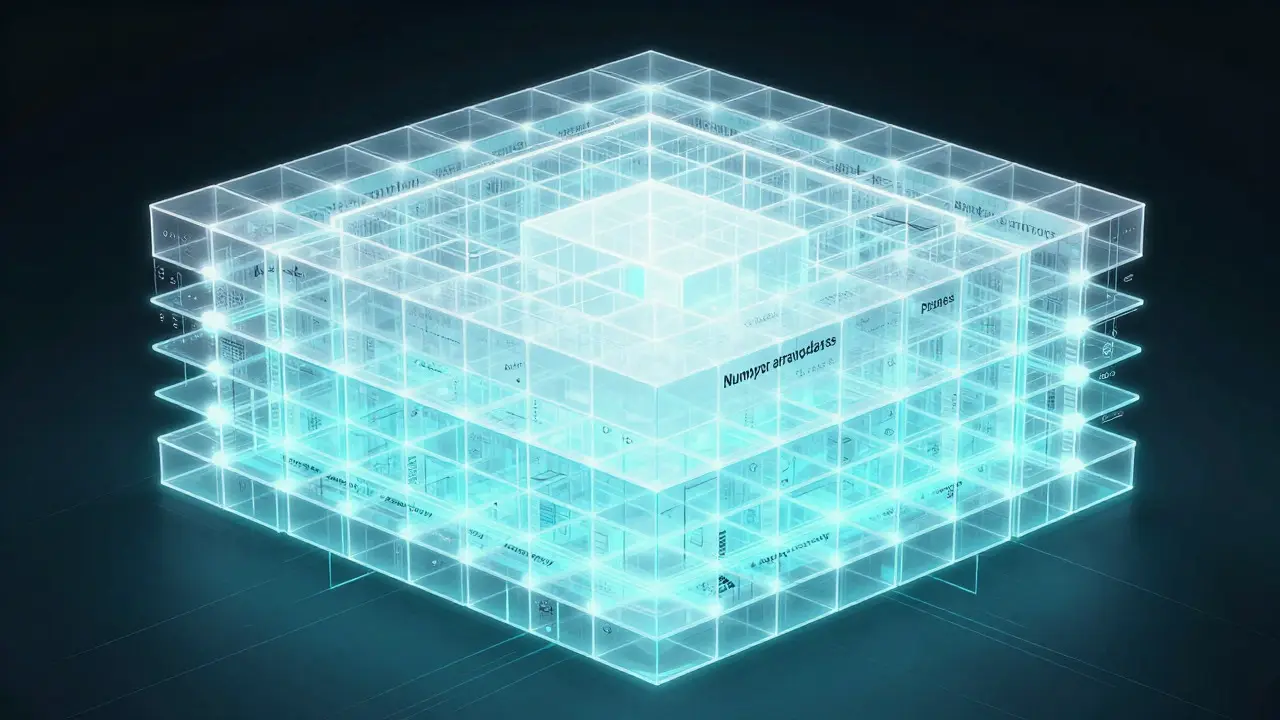 Abstract representation of structured data grids and arrays